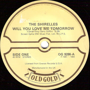 The Shirelles - Will You Love Me Tomorrow (7", Single)