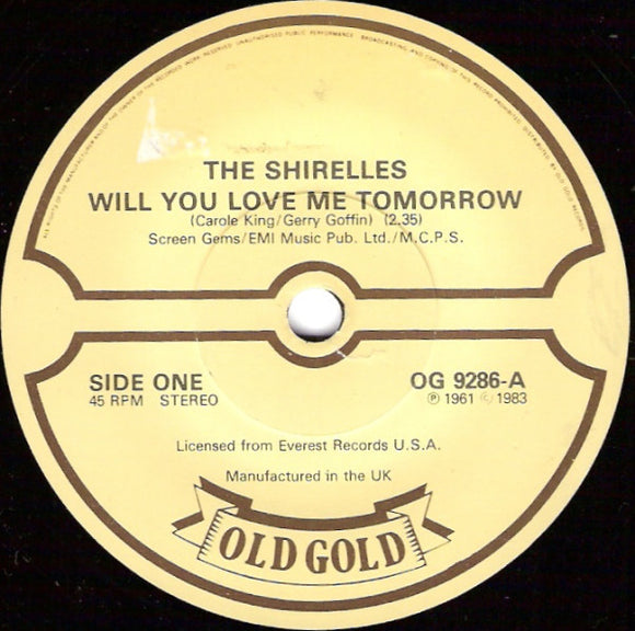 The Shirelles - Will You Love Me Tomorrow (7