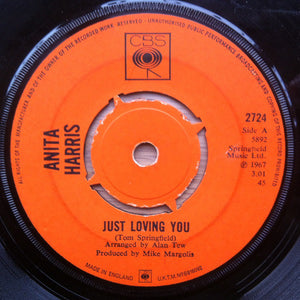 Anita Harris - Just Loving You (7", Single)