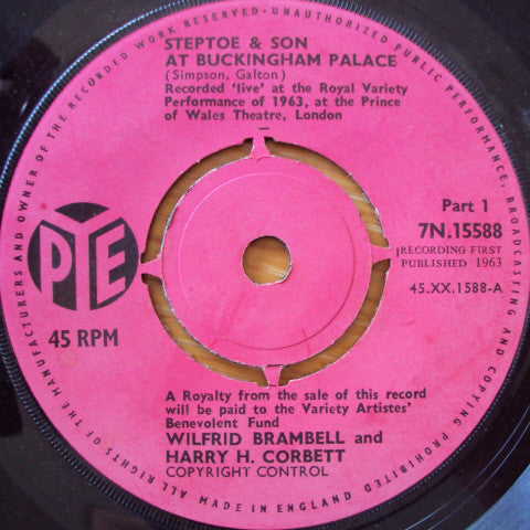 Wilfrid Brambell And Harry H. Corbett - Steptoe & Son At Buckingham Palace (7")