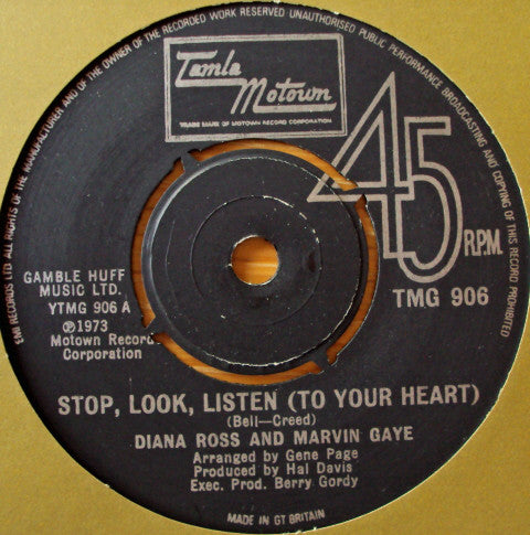 Diana Ross And Marvin Gaye - Stop, Look, Listen (To Your Heart) (7