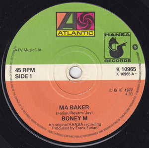 Boney M* - Ma Baker (7", Pap)