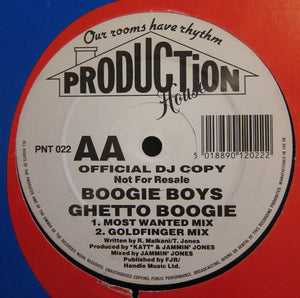 Boogie Boys - Ghetto Boogie (12", Promo)