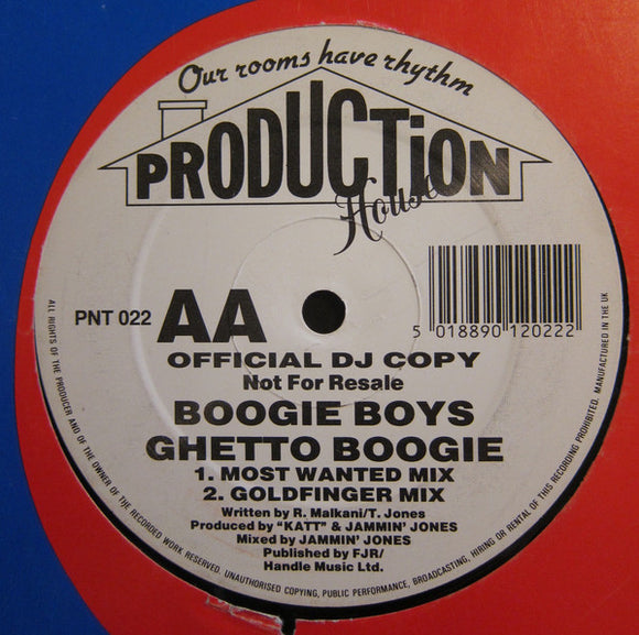 Boogie Boys - Ghetto Boogie (12