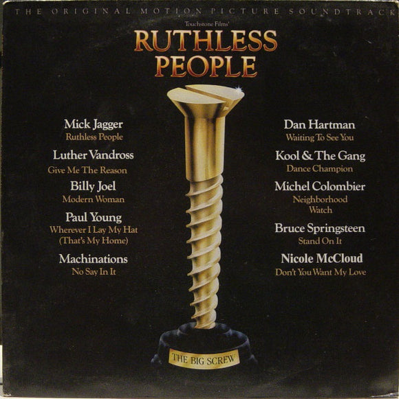 Various - Ruthless People : The Original Motion Picture Soundtrack (LP, Album)