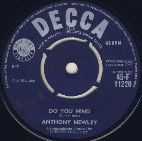 Anthony Newley - Do You Mind (7