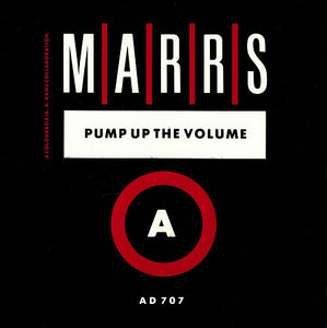 M|A|R|R|S - Pump Up The Volume (7", Single, Bla)
