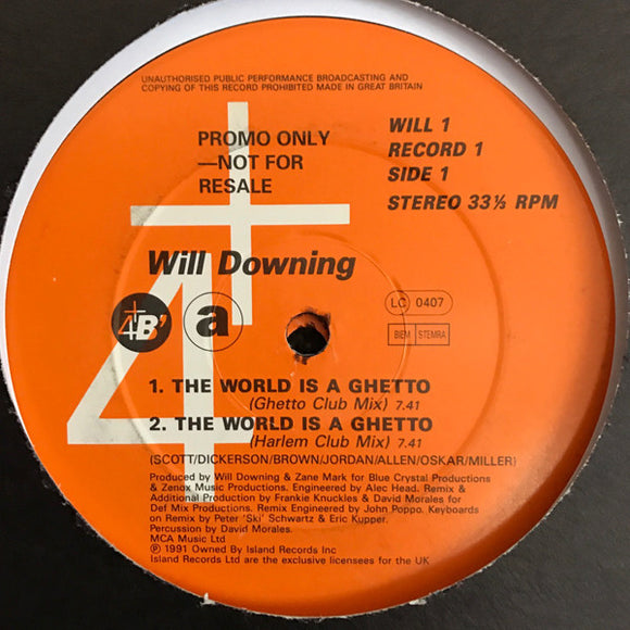 Will Downing - The World Is A Ghetto (2x12