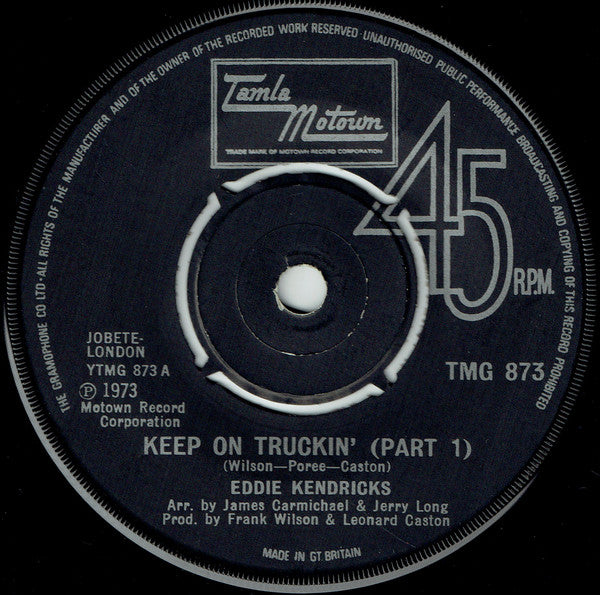 Eddie Kendricks - Keep On Truckin' (7", Single)