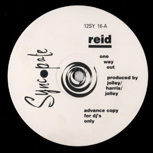 Reid - One Way Out (12", Promo)