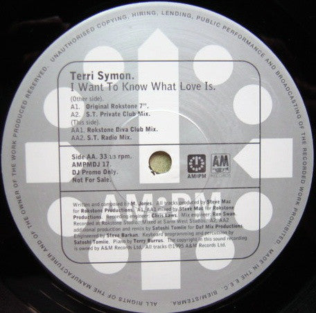 Terri Symon - I Want To Know What Love Is (12