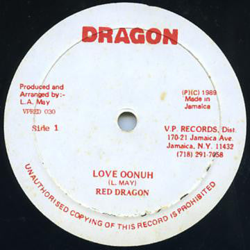 Red Dragon - Love Oonuh (12")