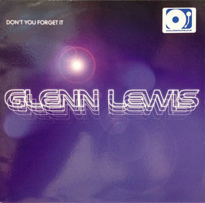 Glenn Lewis - Don't You Forget It (12", Promo)