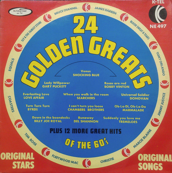 Various - 24 Golden Greats Of The 60's (LP, Comp, Ltd)