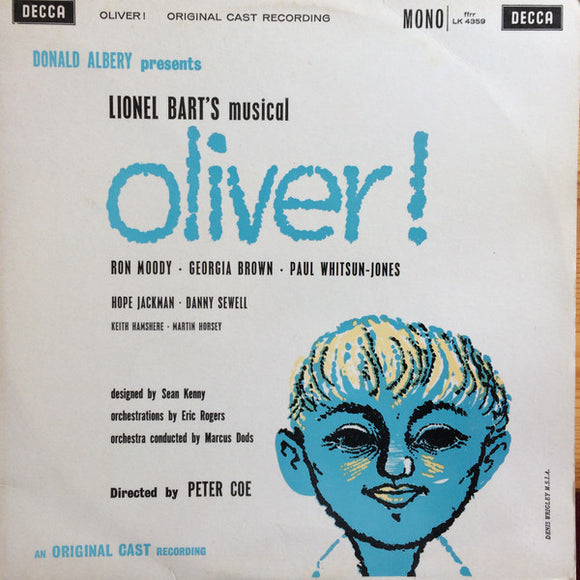 Lionel Bart - Oliver! (LP, Mono)