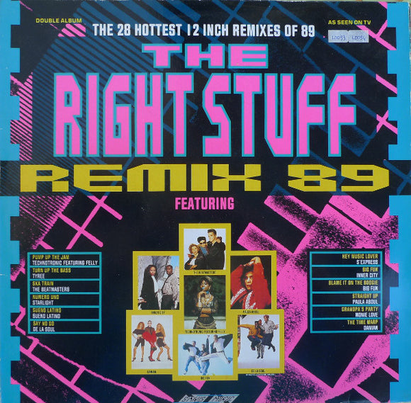 Various - The Right Stuff Remix 89 (2xLP, Comp, Gat)