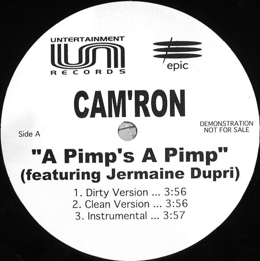 Cam'ron Feat. Jermaine Dupri / Charli Baltimore Feat. Ghostface Killah - A Pimp's A Pimp / Stand Up (12", Promo)
