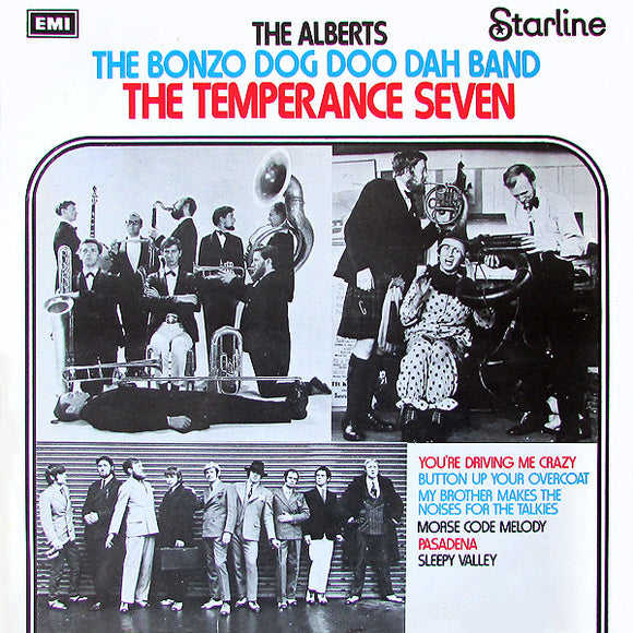 Various - The Alberts, The Bonzo Dog Doo Dah Band and The Temperance Seven (LP, Comp)