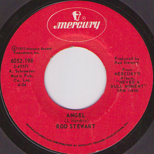 Rod Stewart - Angel / What's Made Milwaukee Famous (Has Made A Loser Out Of Me) (7", Single)