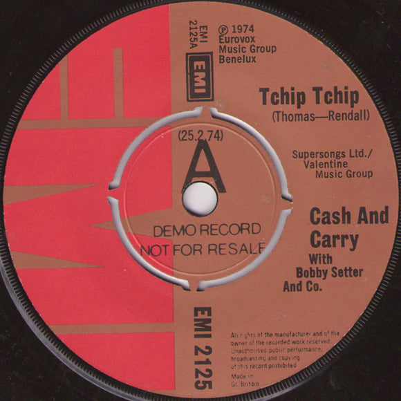 Cash And Carry* With Bobby Setter And Co.* - Tchip Tchip (7