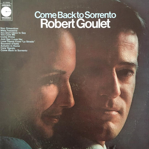 Robert Goulet - Come Back To Sorrento (LP, Album)