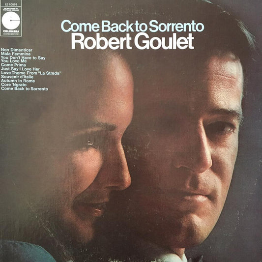 Robert Goulet - Come Back To Sorrento (LP, Album)