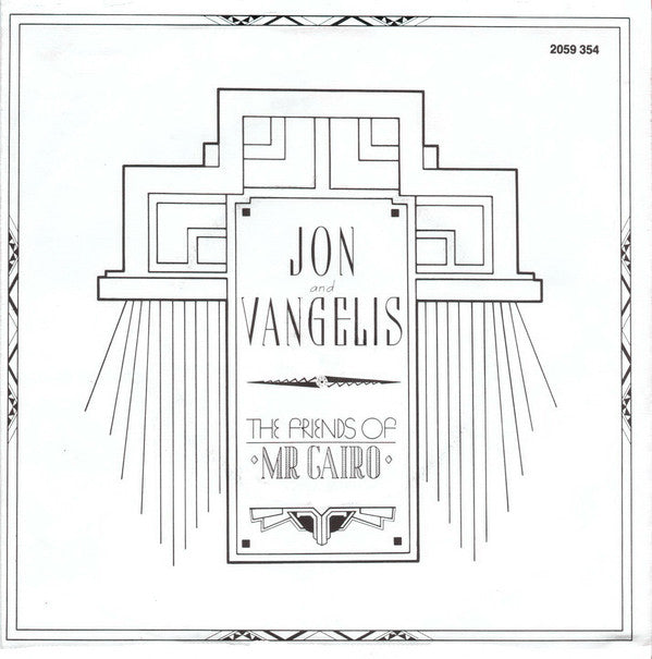 Jon And Vangelis* - The Friends Of Mr. Cairo (7", Single)