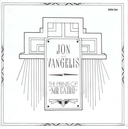 Jon And Vangelis* - The Friends Of Mr. Cairo (7", Single)