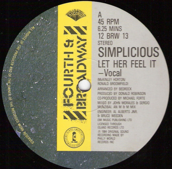 Simplicious - Let Her Feel It (12