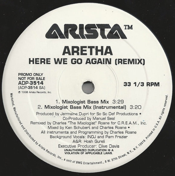 Aretha Franklin - Here We Go Again (Remix) (12