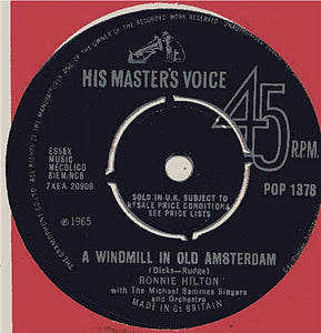 Ronnie Hilton - A Windmill In Old Amsterdam / Dear Heart (7")