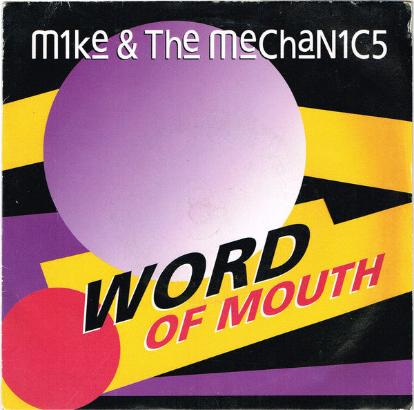 Mike & The Mechanics - Word Of Mouth (7", Single, Inj)