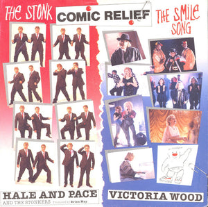 Hale And Pace And The Stonkers / Victoria Wood - The Stonk / The Smile Song (7", Single, Inj)