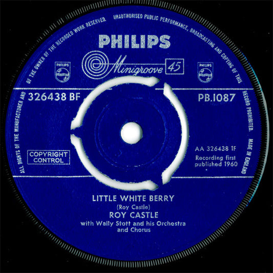 Roy Castle - Little White Berry / Crazy Little Horn (7", Single)