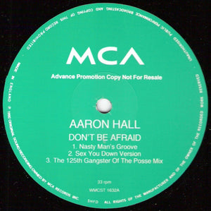 Aaron Hall - Don't Be Afraid (12", Promo)