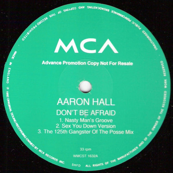 Aaron Hall - Don't Be Afraid (12