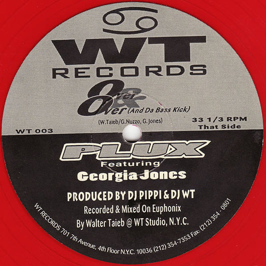 Plux Featuring Georgia Jones - Over & Over / Fantasy (12", Red)