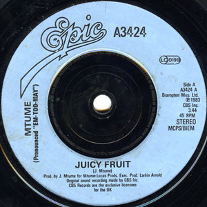 Mtume - Juicy Fruit (7", Single, Blu)