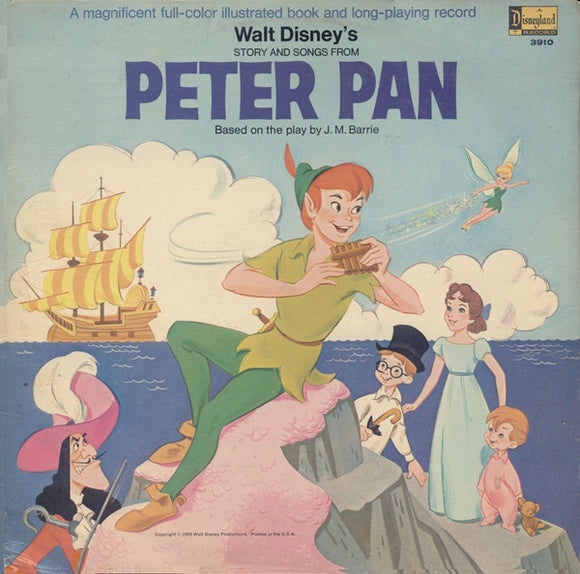 Various - Walt Disney's Story And Songs From Peter Pan (LP, Mono, RE, Rai)