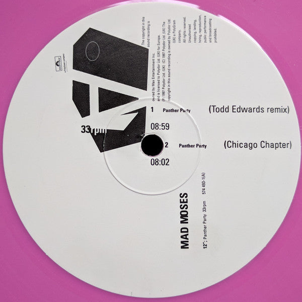 Mad Moses - Panther Party (12", Pin)