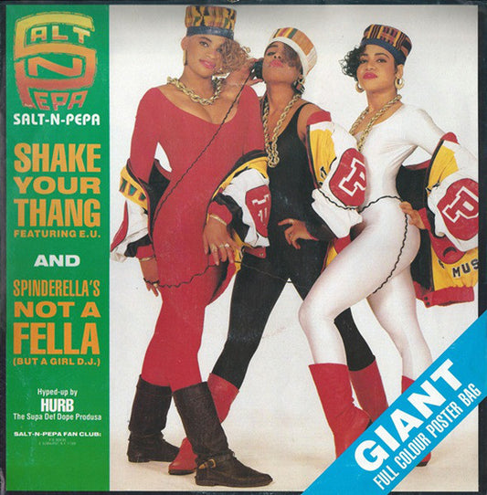 Salt 'N' Pepa - Shake Your Thang / Spinderella's Not A Fella (But A Girl DJ) (12", Pos)