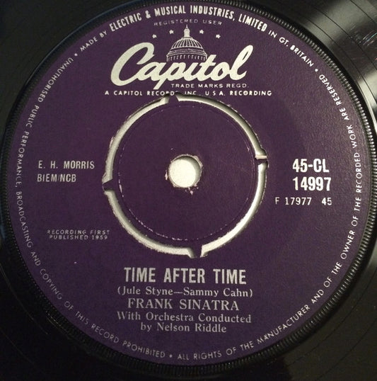 Frank Sinatra - Time After Time / French Foreign Legion (7")