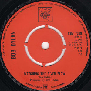 Bob Dylan - Watching The River Flow (7", Single, 4-P)