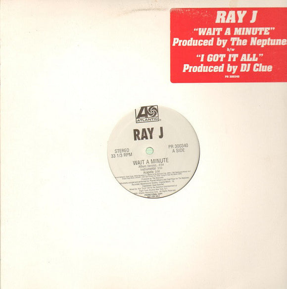 Ray J - Wait A Minute/I Got It All (12