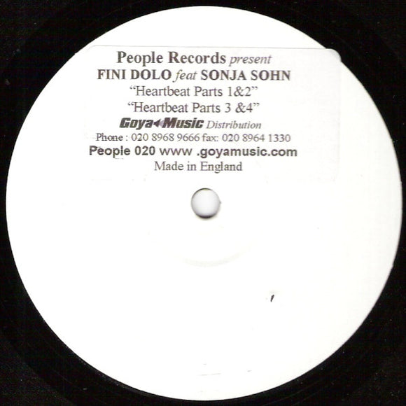 Fini Dolo Feat Sonja Sohn* - Heartbeat (12