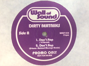 Dirty Beatniks - Don't Stop (12", Promo)