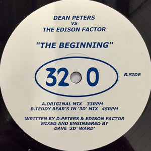 Dean Peters vs. The Edison Factor - The Beginning (12")