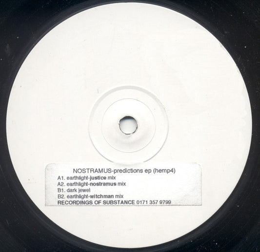 Nostramus - Predictions EP (12", EP, W/Lbl, Sti)