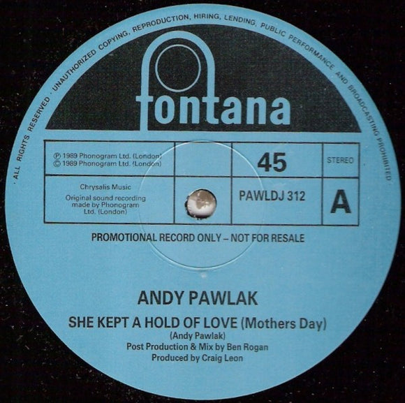 Andy Pawlak - She Kept A Hold Of Love (Mothers Day) (12