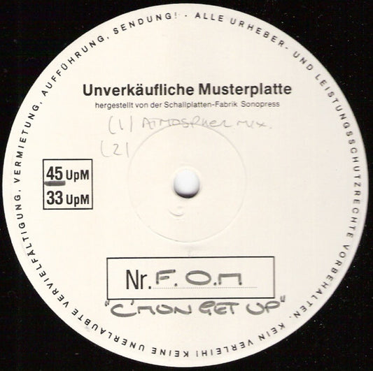 F.O.M. - C'mon Get Up (12", TP)